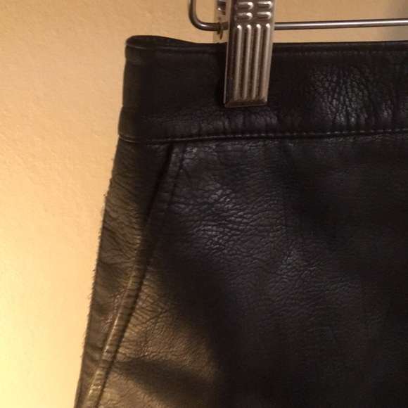 Zara Faux Leather Mini Skirt M - Picture 3 of 3